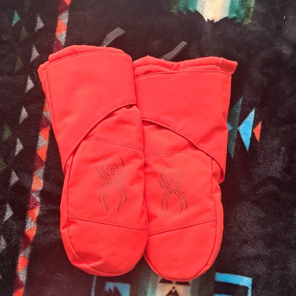 Spyder Red Mittens